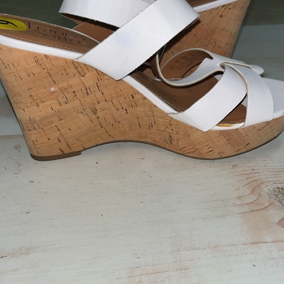 Franco Sarto Cork Wedge Sandals size 9 NWOT - Picture 7 of 8